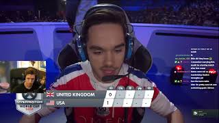 Team USA vs Team UK -- OWWC 2018 Quarter Finals -- The History of Overwatch