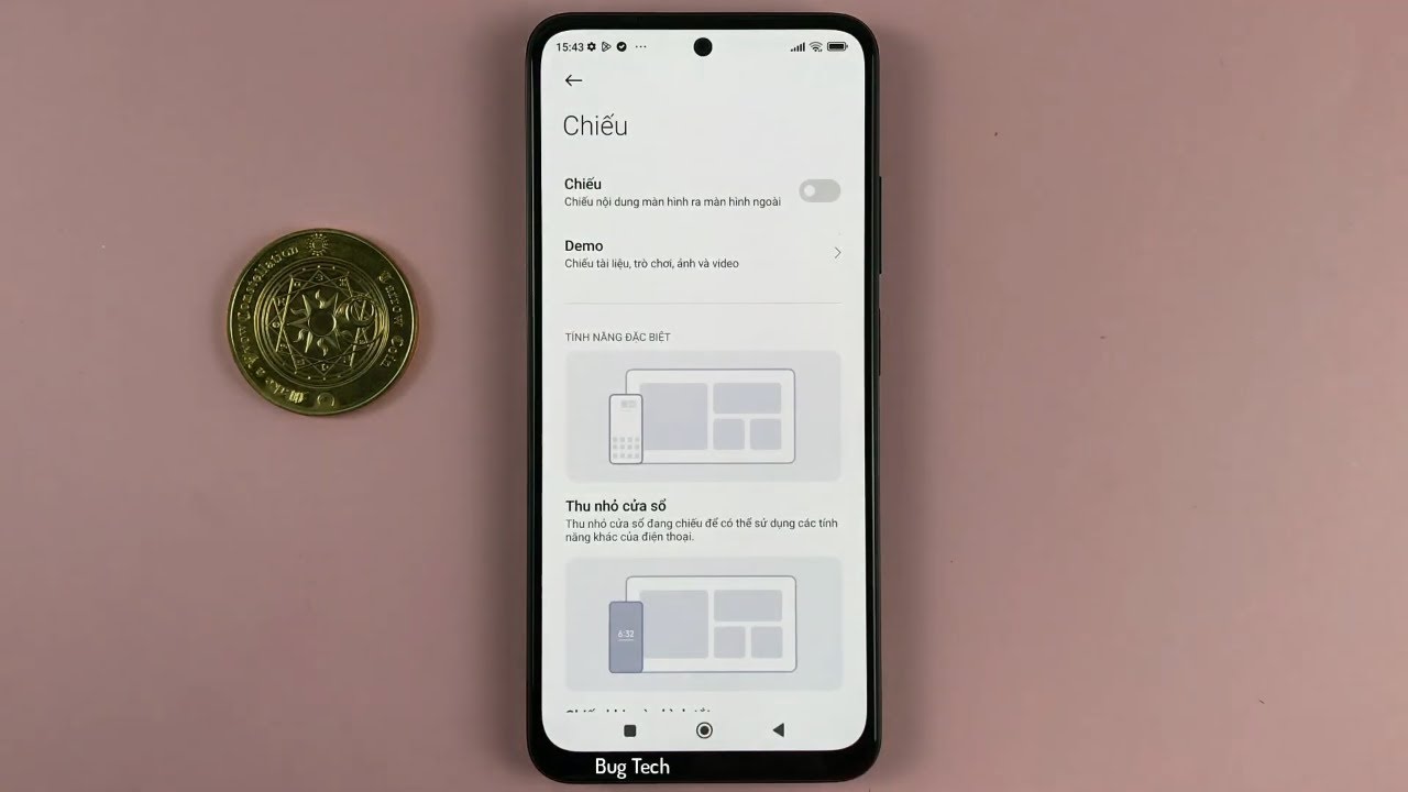 Chiếu màn hình điện thoại lên tivi trên Xiaomi Redmi Note 11 ...