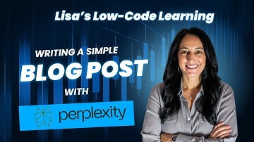 Writing A Simple Blog Post Using Perplexity