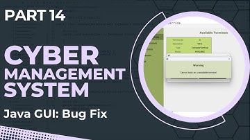 Cyber Management System GUI in Java Swing - Bug Fixes & Final Improvements (Part 14)