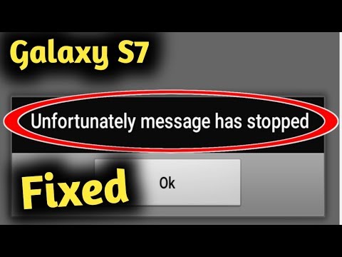 Fix Unfortunately Messaging has Stopped in Galaxy S7