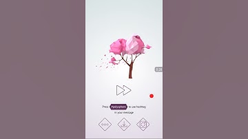 Polysphere level 64 walkthrough - cherry blossom tree