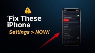 ⚠️ STOP Using These iPhone Settings! (Must Change Now)