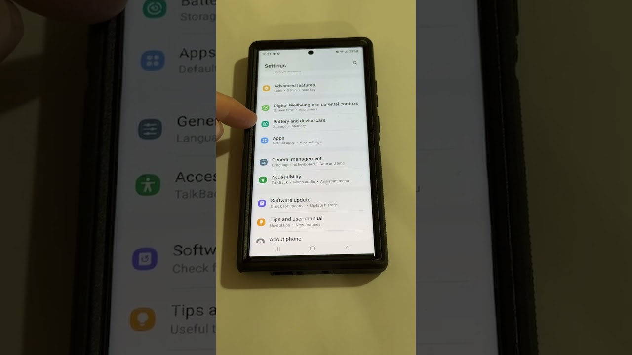 Samsung Galaxy S23 Ultra how to limit battery charge to 85%
