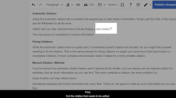 Fixing Incorrect or Incomplete Citations on Wikipedia