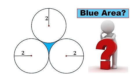 Exploring the Area Between 3 Identical Circles Tangent to Each Other