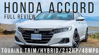 2022 Honda Accord Hybrid Touring Full Review: Great for 3 crucial reasons.