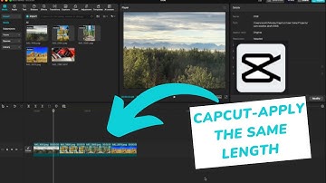 Capcut- Apply the Same Length Adjustment to Multiple Images