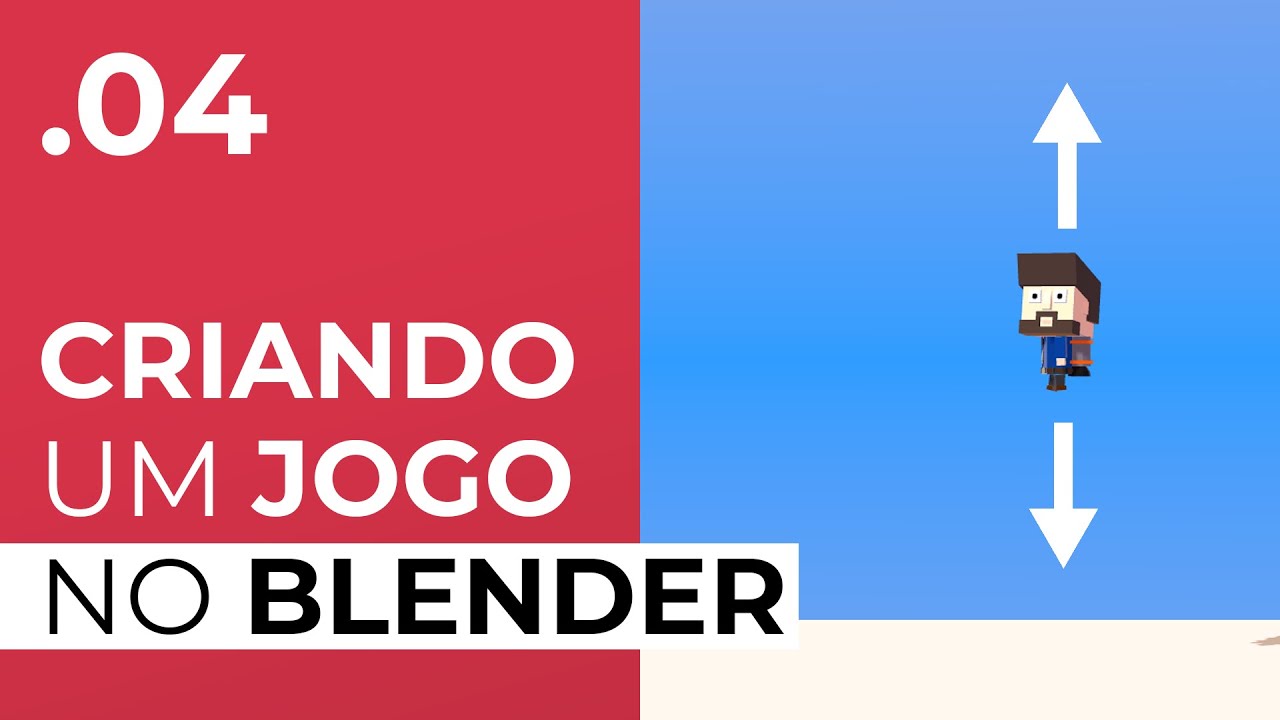 Criando um JOGO DE TIRO em PRIMEIRA PESSOA  Criando um Jogo no Blender  [EP09] 