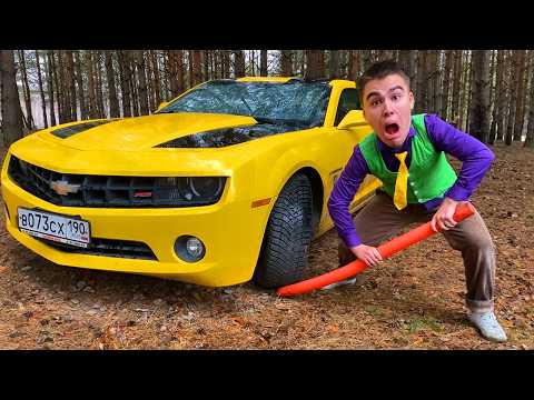 Motorcycle Rider Finds Mystery Box Near CamaroGarage - Funny Video 2026 Comedy Story