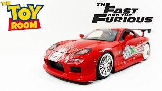 The Fast And The Furious 1:24 Diecast Dom's Mazda RX-7 Review