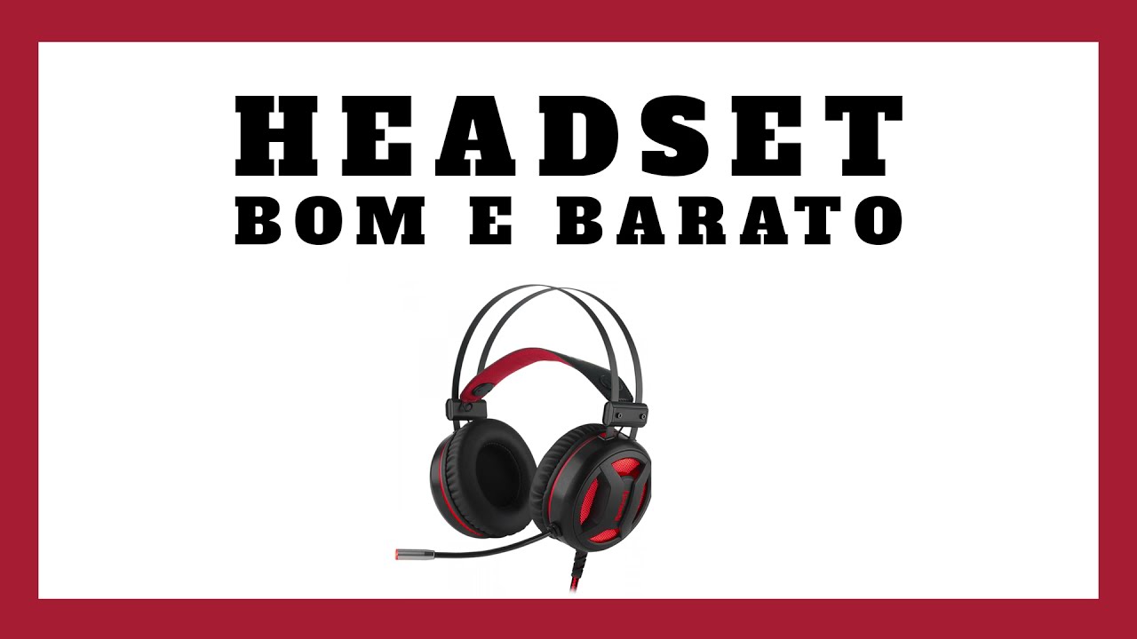 HEADSET BOM E BARATO 2022 PARA CELULAR, PC, PS4, XBOX ONE - ATE 50, 100  REAIS MELHOR CUSTO BENEFICIO - YouTube