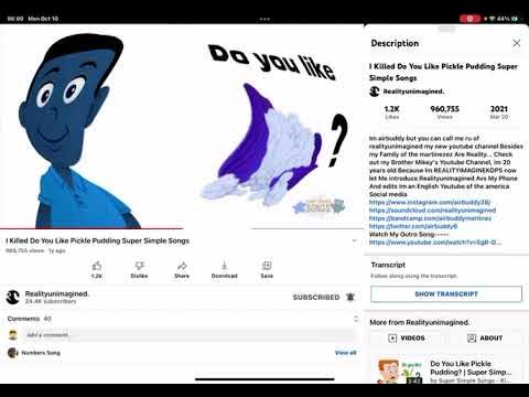 I Killed Do You Like Pickle Pudding Super Simple Songs - YouTube