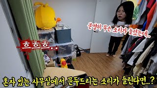 SUB) 밤에 아무도 없는 사무실에서 자꾸 섬뜩한 노크소리가 들리다면...? #폭스클럽