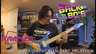 Kramer Pacer Classic 2024 ( Guitar Metal Demo and Review )