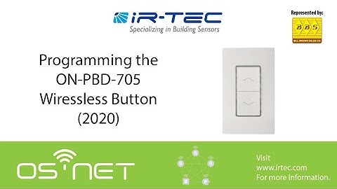 OS-NET: Programming the ON-PBD-705 Wall Switch