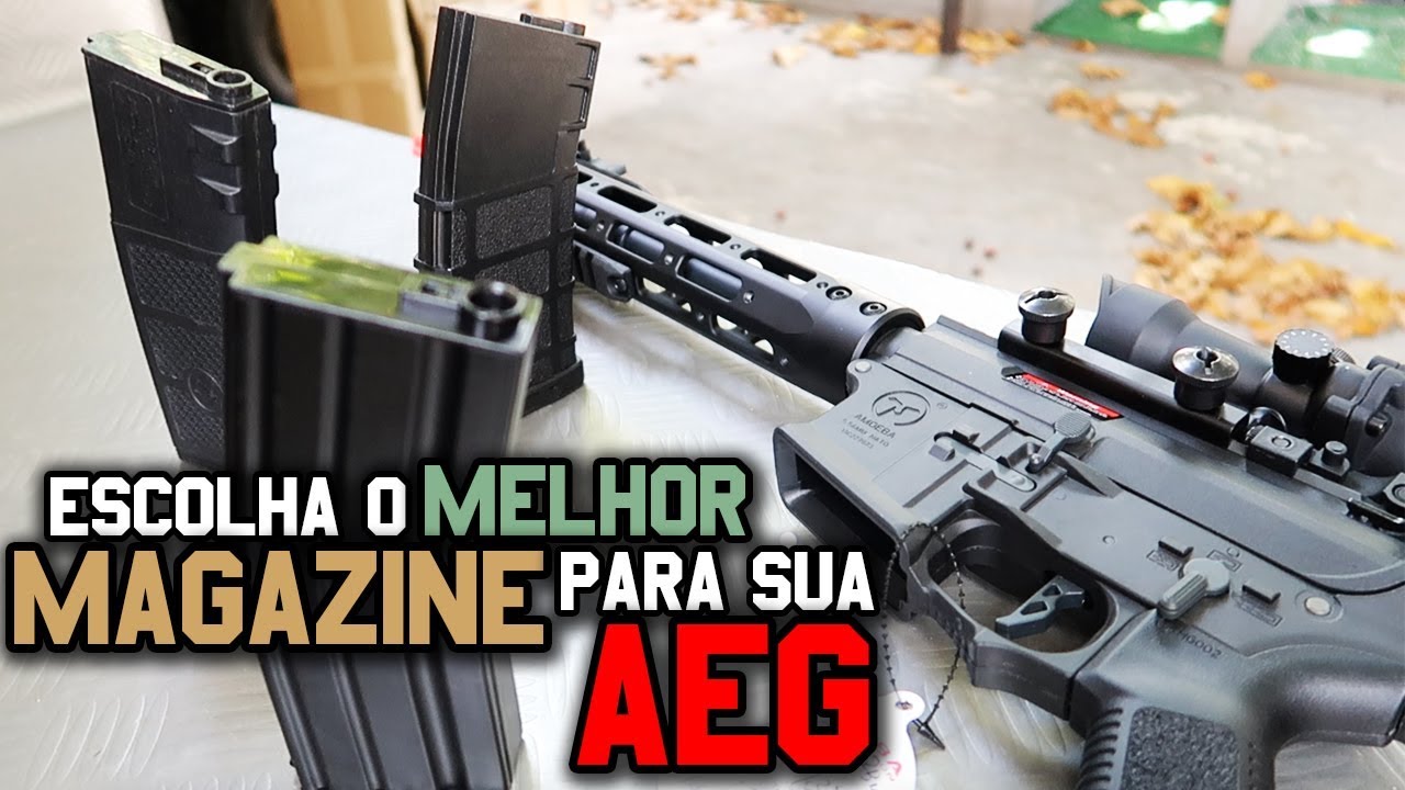 AIRSOFT ESCOLHENDO O MELHOR MAGAZINE PARA SUA AEG YouTube