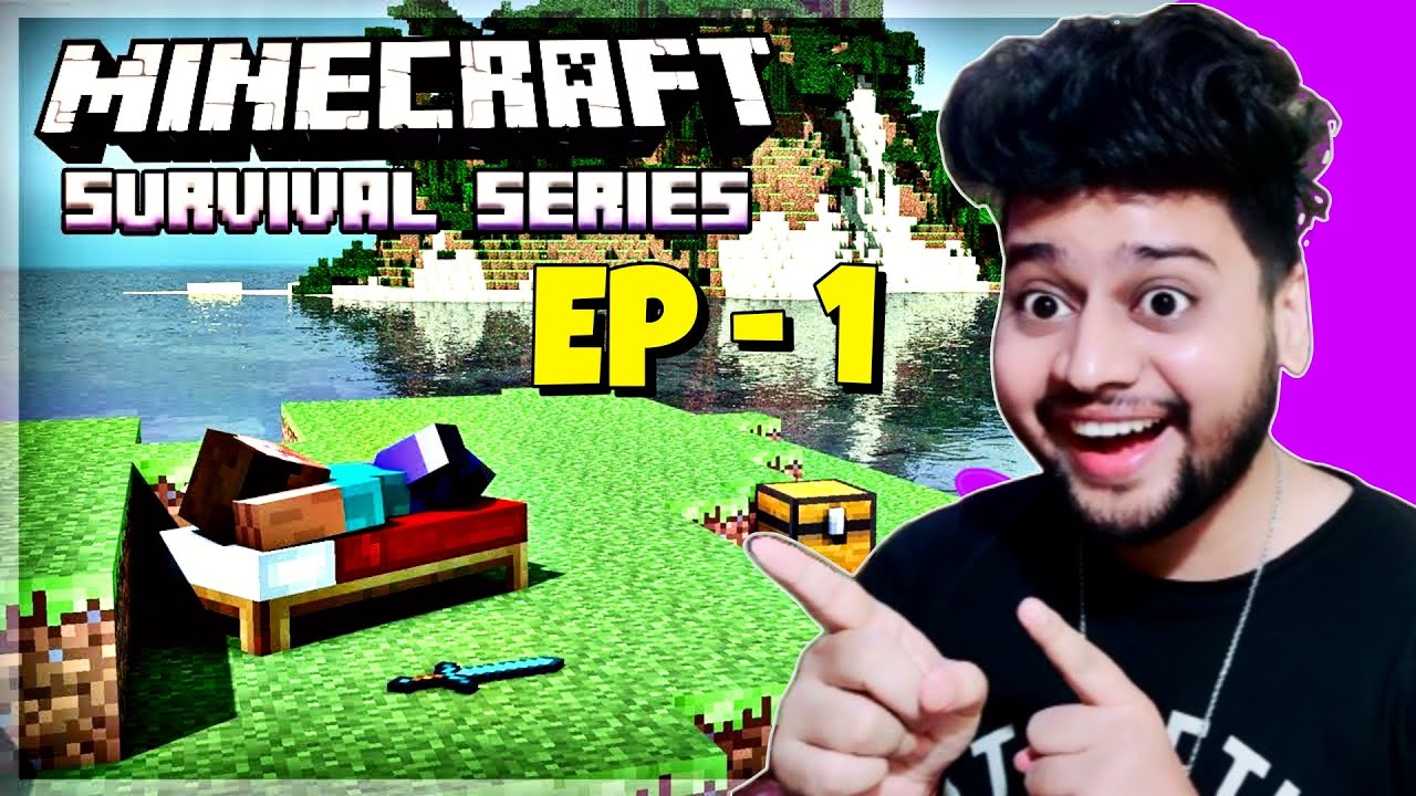 A New Journey Begins || Minecraft Survival Series Episode #1 in Hindi ...