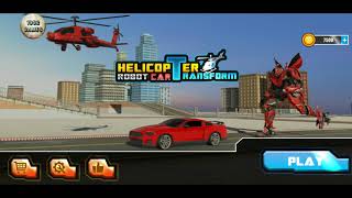 Trò chơi cảnh sát Robot Biến hình Trực Thăng - Police Helicopter Robot Car #Hung1992 screenshot 1