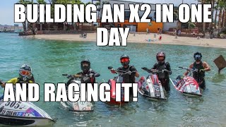 Building my jet ski and racing it the next day!