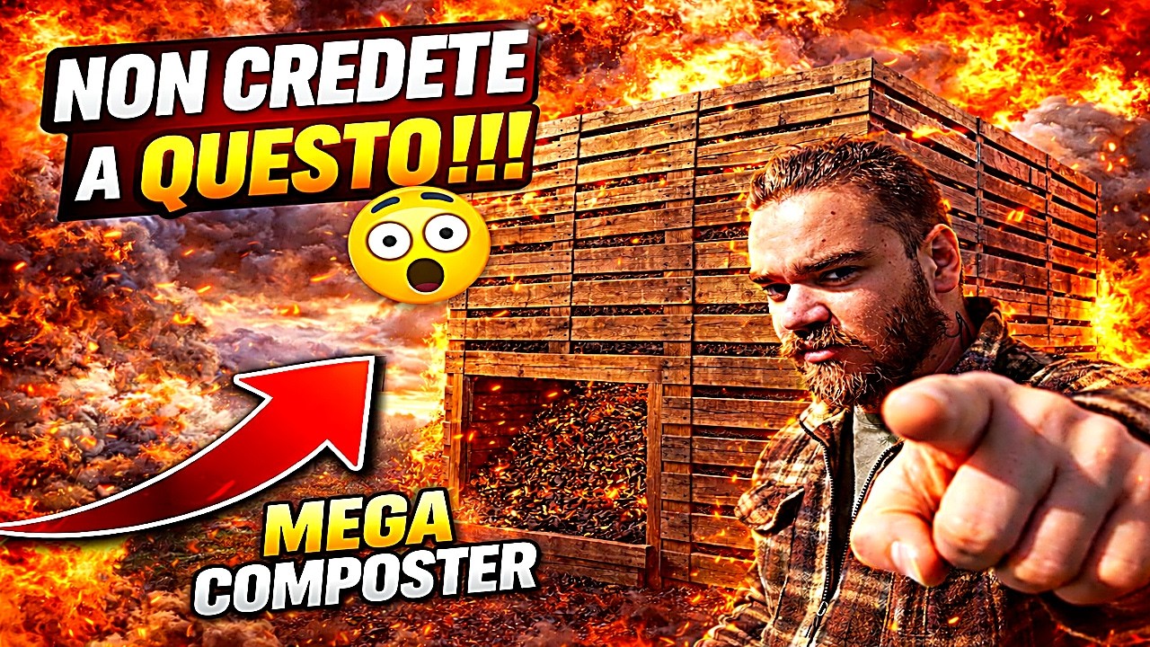 Ho costruito un MEGA COMPOSTER nel mio giardino