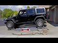 Jeep Wrangler Exhaust Upgrade Flowmaster How To Install Great Sound!