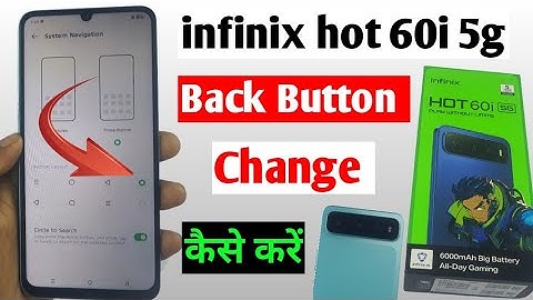 Infinix hot 60i 5g back button setting | Infinix hot 60i 5g me back button kaise lagaye/navigation 