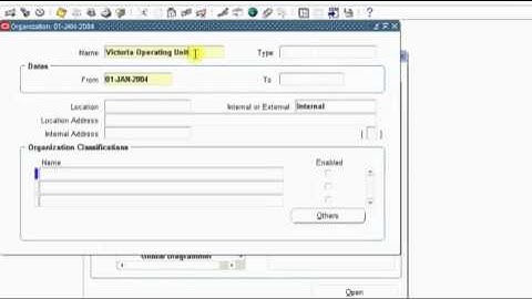 Oracle Multiorg Setup, Part I