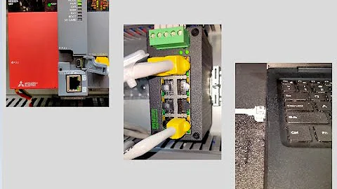 HOW TO CONNECT THE MELSEC PLC WITH COMPUTER. TYPE 3