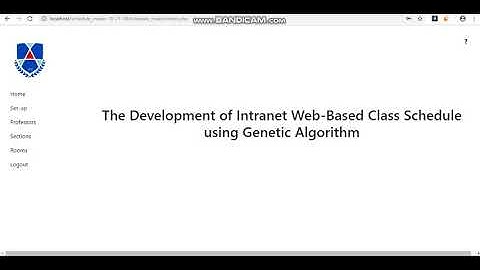 Web-based Class Scheduling System using Genetic Algorithm