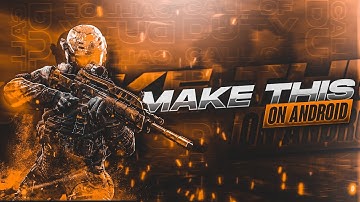 COD Thumbnail tutorial | Make Call of Duty thumbnail on android | COD inspired thumbnail tutorial