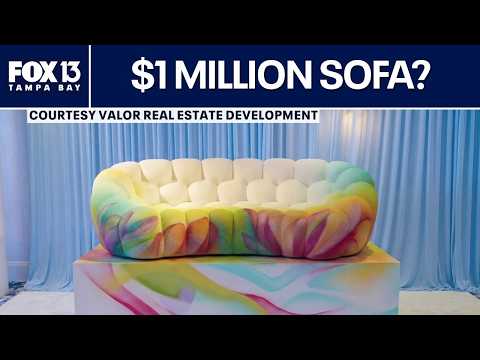$1 million designer sofa on sale in Florida