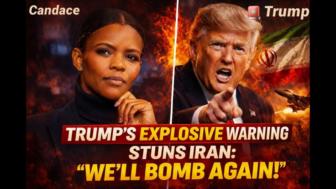🚨 Trump’s EXPLOSIVE Warning Stuns Iran: “We’ll Bomb Again”  Trump Latest News | Candace Owens