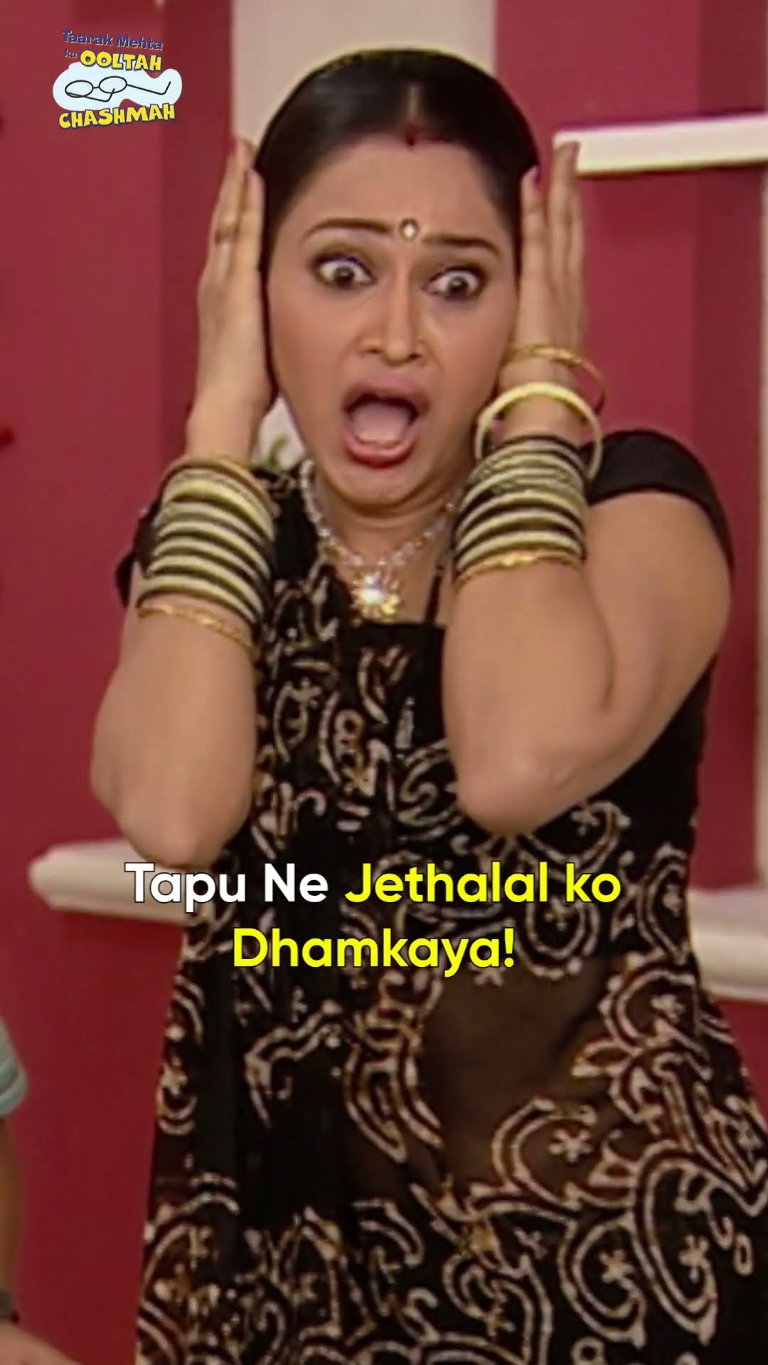 Tapu Ne Jethalal ko Dhamkaya!#tmkoc #trending #shorts #funnyvideo #valentinesday #love #comedy