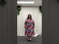 Plus Size Hibiscus Dress (CH5265C)