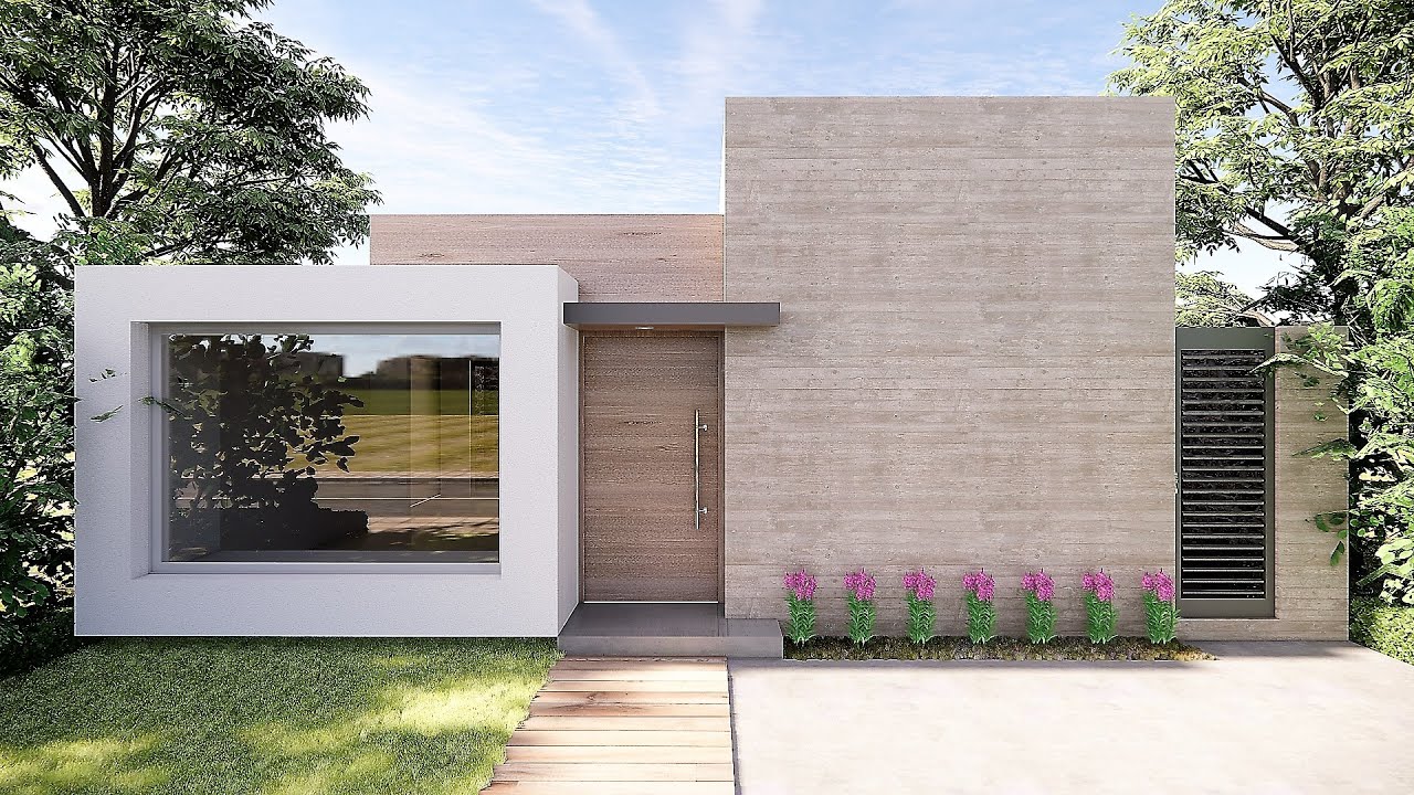 CASA MINIMALISTA MODERNA DE UN PISO | Modern Minimalist House - YouTube