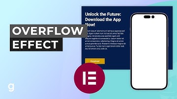 How to Create a Section in Elementor with an Overflowing Image Effect