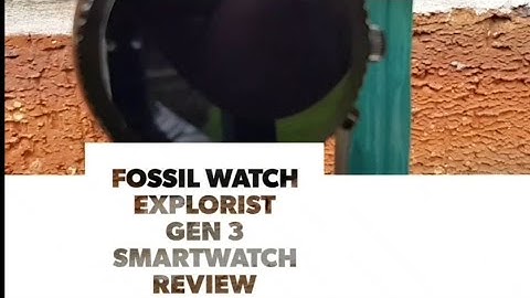 Fossil Q explorist gen 3 Smartwatch Review ⌚