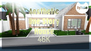 Aesthetic One Story House 46K - Blxburg Speedbuild