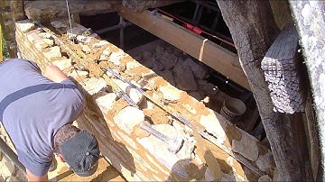 Building a stone gable | The skill of bricklaying