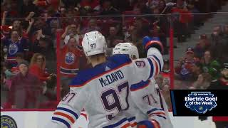 McDavid Magic Sets Up McLeod for &#39;Electric&#39; Goal of the Week