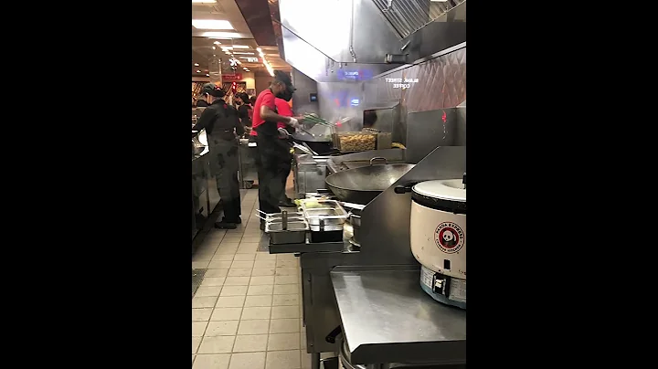 How they use the wok at panda express? #shorts