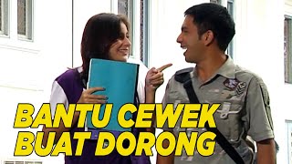 Demi cewek cantik, kendaraan yang mogok pun ku dorong | SKETSA