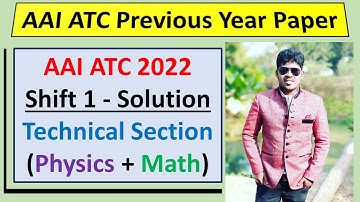 AAI ATC 2022 Shift 1 PYQ Full Solution | Technical | #aaiatc #aaiatc2023 #aairecruitment #atco #atc