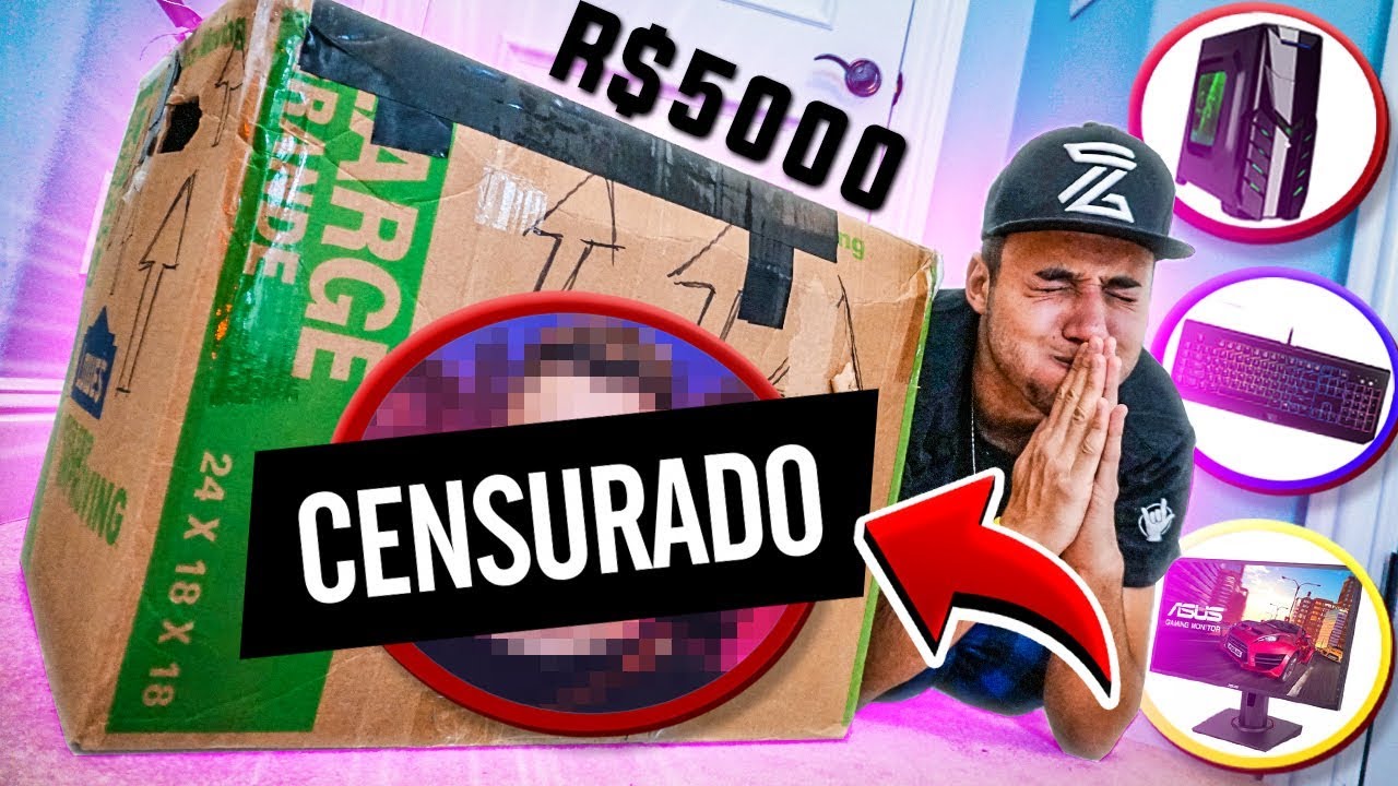 CAIXA MISTERIOSA DE UM YOUTUBER FAMOSO! (R00)