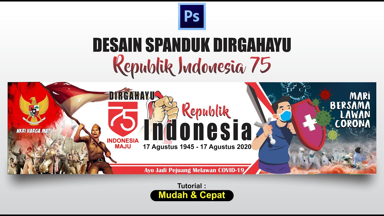 Spanduk Tema 17 Agustus 2020