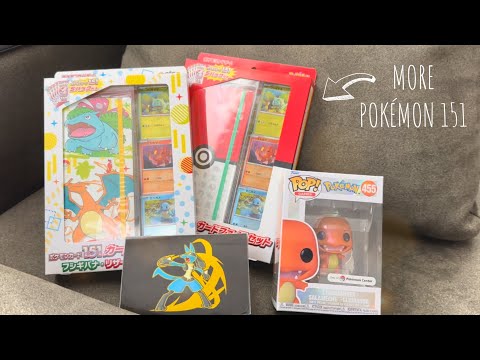 Pokémon Card 151 File Sets & Pokémon Center Package | UNBOXING
