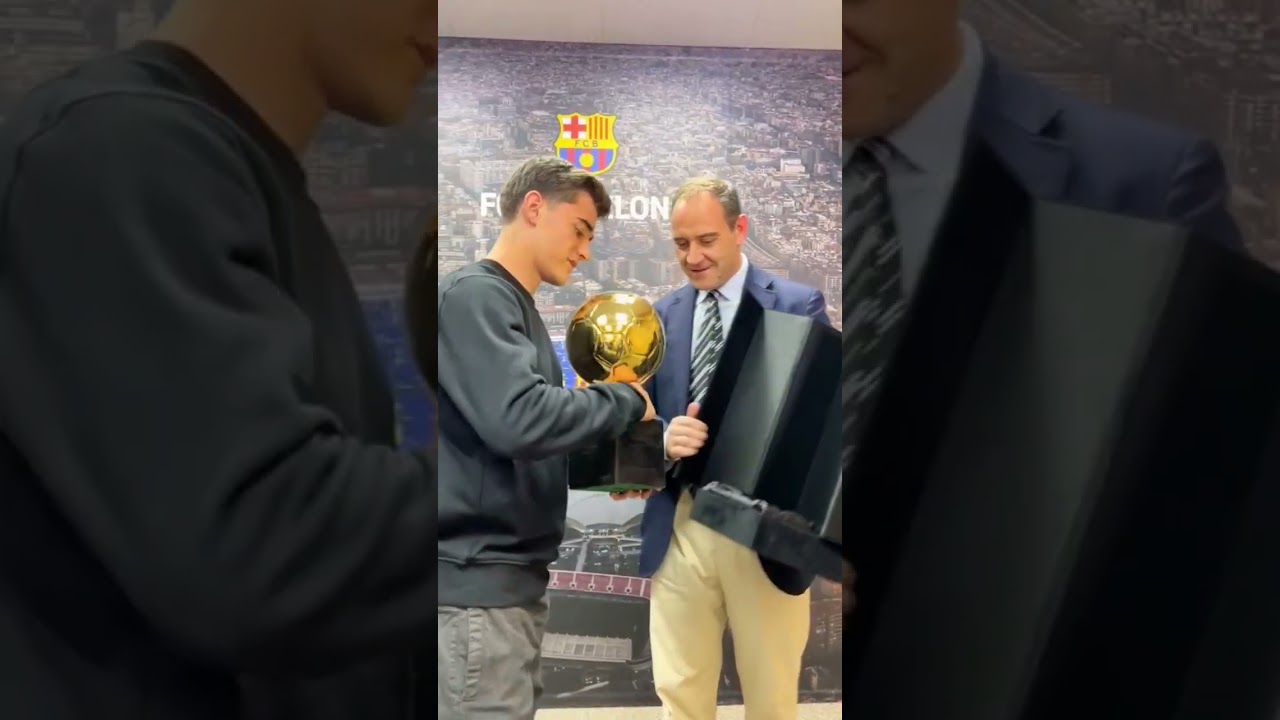 Gavi wins The Trophy 🎉🏆 