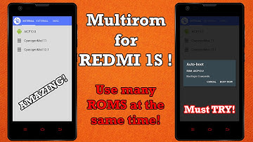 Multirom for REDMI 1S! [How to install guide]