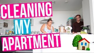 CLEANING MY APARTMENT!!